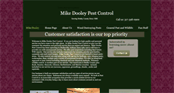 Desktop Screenshot of dooleypest.com